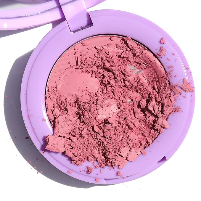 Half Caked In Bloom Powder Blush | vegan & cruelty-free, fragrance-free, highly pigmented, primer-infused | 3.8g (Bunny)-Velvo Beauty