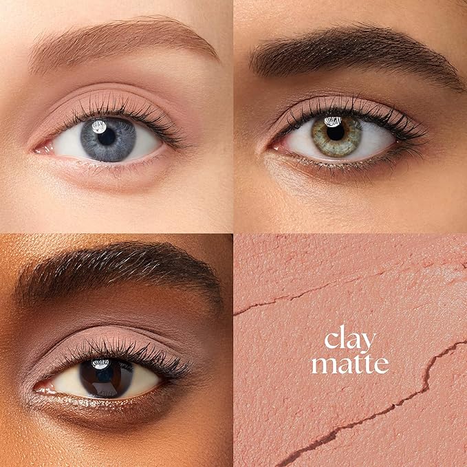 Julep Eyeshadow 101 Cream-to-Powder Waterproof Shadow Stick – Clay Matte – Long-Lasting, Crease-Proof, Natural Matte Eyeshadow with Built-in Smudger-Velvo Beauty