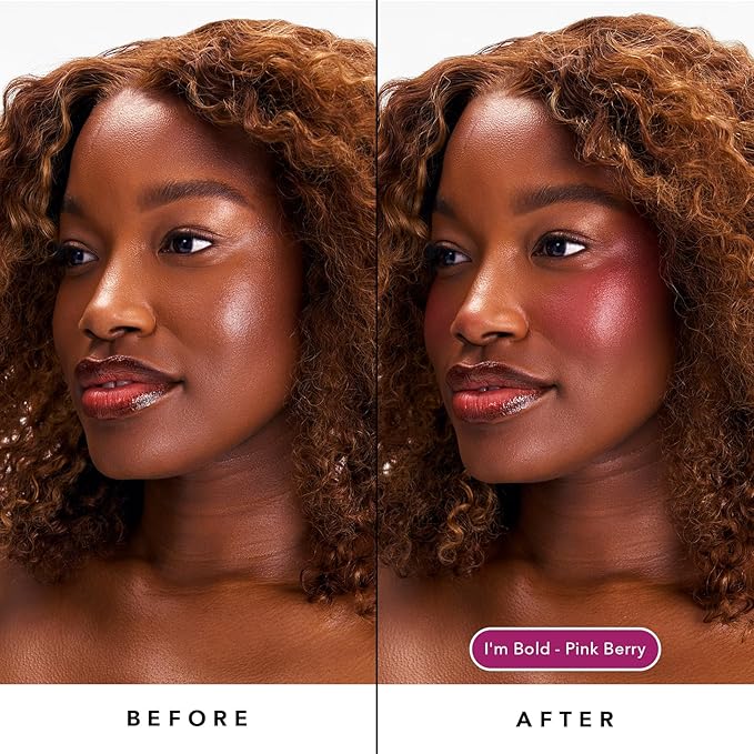 Sacheu Cheek STAY-N Liquid Blush for Cheeks — High Pigment, Buildable, Lightweight Cream Blush Infused With Squalane, for Dewy & Radiant Flushed Cheeks — Long-lasting & Cruelty Free, I'm Bold-Velvo Beauty