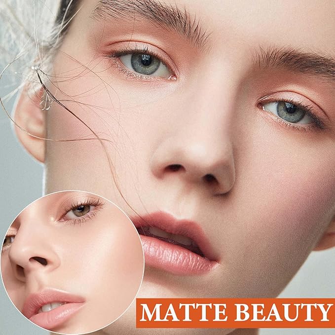 Oil Control Loose Face Powder,Translucent Setting Powder With a Powder Puff Long Lasting Makeup Covering Blemishes Brightens Skin Tone,Natural Matte Loose Powder for Women(2)-Velvo Beauty