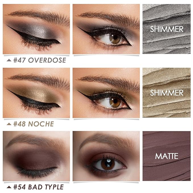 FOCALLURE 3PCS Cream Eyeshadow Stick Sets,Matte and Shimmer Eye Brightener, High Pigmented Crease-proof Pencil,Long Lasting Eye Shadow Highlighter Makeup,Buried Moonlight-Velvo Beauty