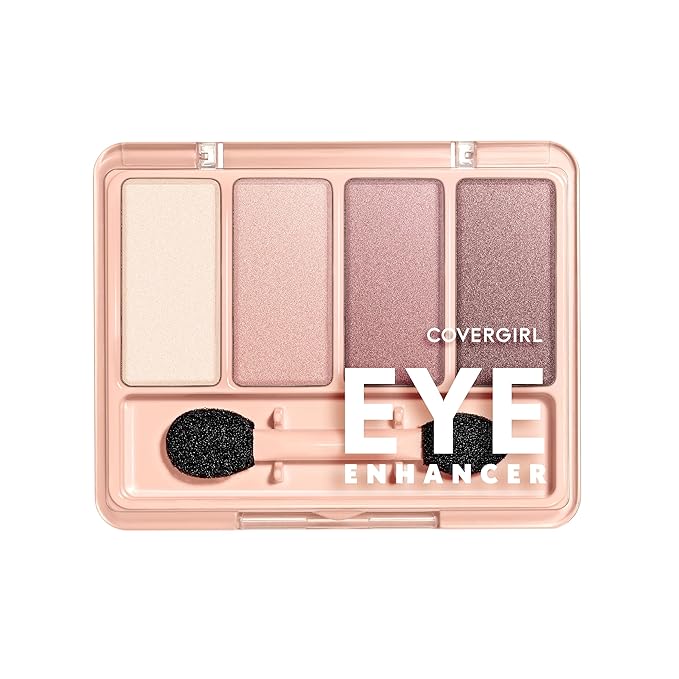 COVERGIRL - Eye Enhancers 4-Kit Eyeshadow, silky, sheer formula, double ended applicator, 100% Cruelty-free-Velvo Beauty