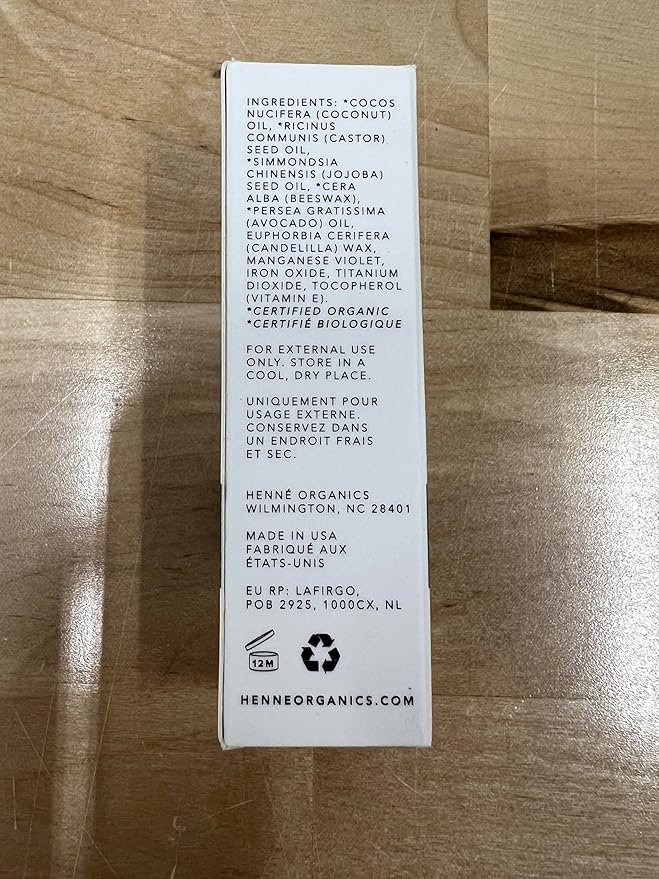 Henné Organics Luxury Lip Tint - Moisturizing, Sheer Natural Color - Muse (Berry Mauve)-Velvo Beauty