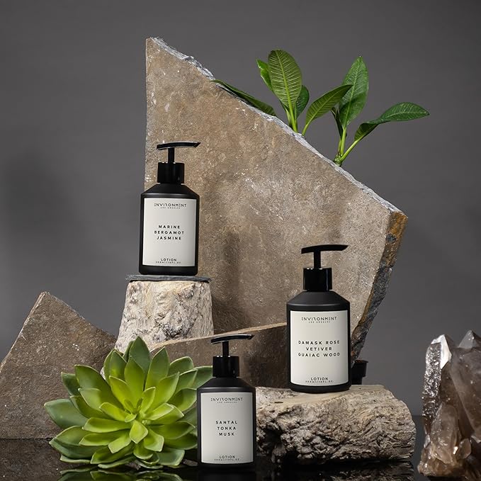 ENVIRONMENT Inspired by 5-Star Hotels ARH Lotion, 300ml Luxury Scented Lotion (White Woods | Pomegranate | Peony) Bathroom Luxury, Men & Women High-End Body Lotion, Hand Cream, Dry Skin Treatment-Velvo Beauty