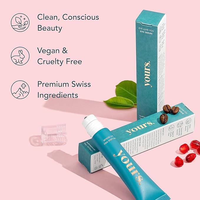 YOURS Eye Serum with Caffeine & Antioxidants | Hydrates and Brightens Under Eye Area | Restores Skin Firmness and Reduces Appearance of Fine Lines-Velvo Beauty