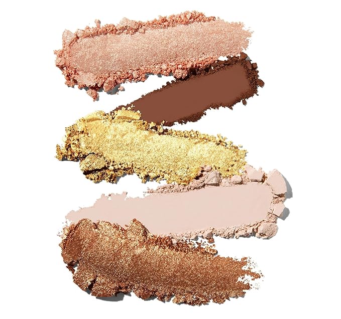 Morphe Rich & Foiled Artistry Palette - Foil-Effect Eyeshadow Palette with Matte, Shimmer & Foil Finishes - Brown & Gold Eyeshadow with Luminous Payoff - Gold Seeker (0.35 oz)-Velvo Beauty