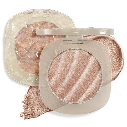Boobeen Highlighter Makeup Palette, Long Lasting Glow Shimmer Illuminator Contour Powder for Face Radiant Glow-Velvo Beauty