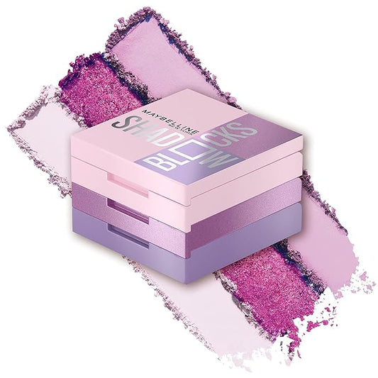 Maybelline New York Shadow Blocks Shadow Blocks Eyeshadow Palette, Stacked Eye Shadow Trio, Broadway & Prince St, 0.08 oz-Velvo Beauty