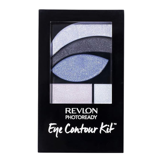 REVLON PhotoReady Eye Contour Kit, Eyeshadow Palette with 5 Wet/Dry Shades & Double-Ended Brush Applicator, Avant Garde (525), 0.1oz-Velvo Beauty