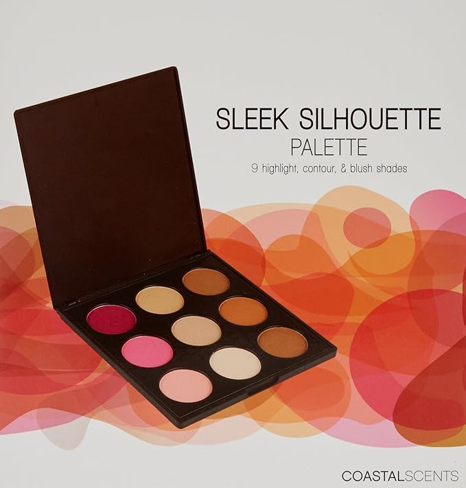 Coastal Scents Sleek Silhouette Palette, 7.17 Ounce-Velvo Beauty