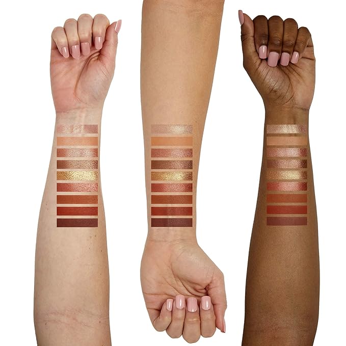 Sigma Beauty On-the-Go Eyeshadow Palette - Fiery - 9 Bold Eyeshadow Shades in Matte, Shimmer and Metalic Finishes - Highly Pigmented Vegan Eye Makeup Palette - Clean Beauty Products-Velvo Beauty