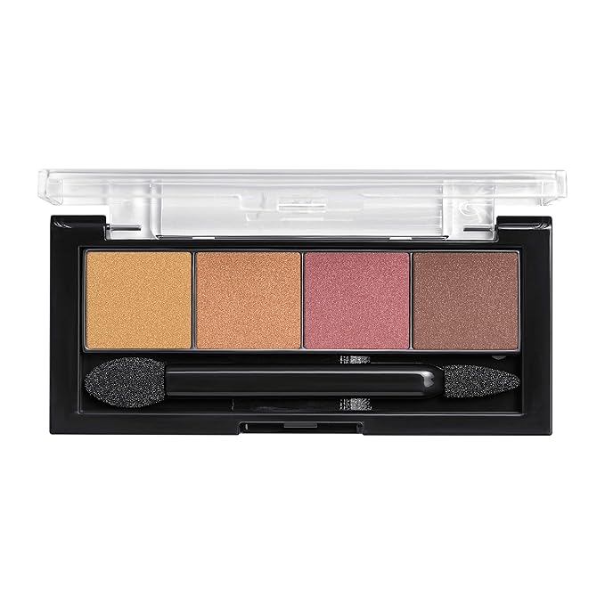 COVERGIRL Trunaked Quad Eyeshadow Palette, Glamping, Desert Glamping, 0.06 Ounce-Velvo Beauty