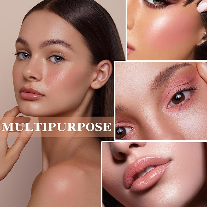 6 Colors Blush Palette,Matte Contour Makeup Blush for Cheeks,Waterproofing Highly Pigmented Face Cheek Blusher with Make Up Brush A3-Velvo Beauty