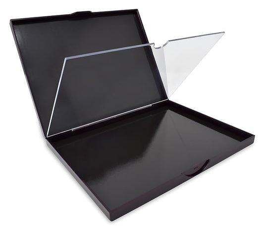 The Adept Palette in Praetorian Purple - Double Sided Magnetic Empty Palette with Divider, Holds Over 100 Standard Round Eyeshadow Pans, Hardshell Case-Velvo Beauty
