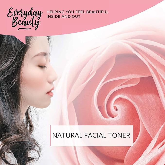 Rose Water Facial Toner - 16oz Bulk Alcohol-Free Vegan All Natural Refreshing for Face and Hair - Uplifts, Calming & Soothing for All Skin Types-Velvo Beauty