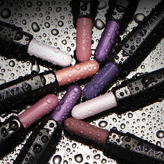 Neutral Eyeshadow Stick Makeup 6PCS Set, Pink and Purple Metallic Shimmer Matte Cream Eye Shadow Eyeliner Brightener Pencil Crayon - PURPLE MARTINI-Velvo Beauty