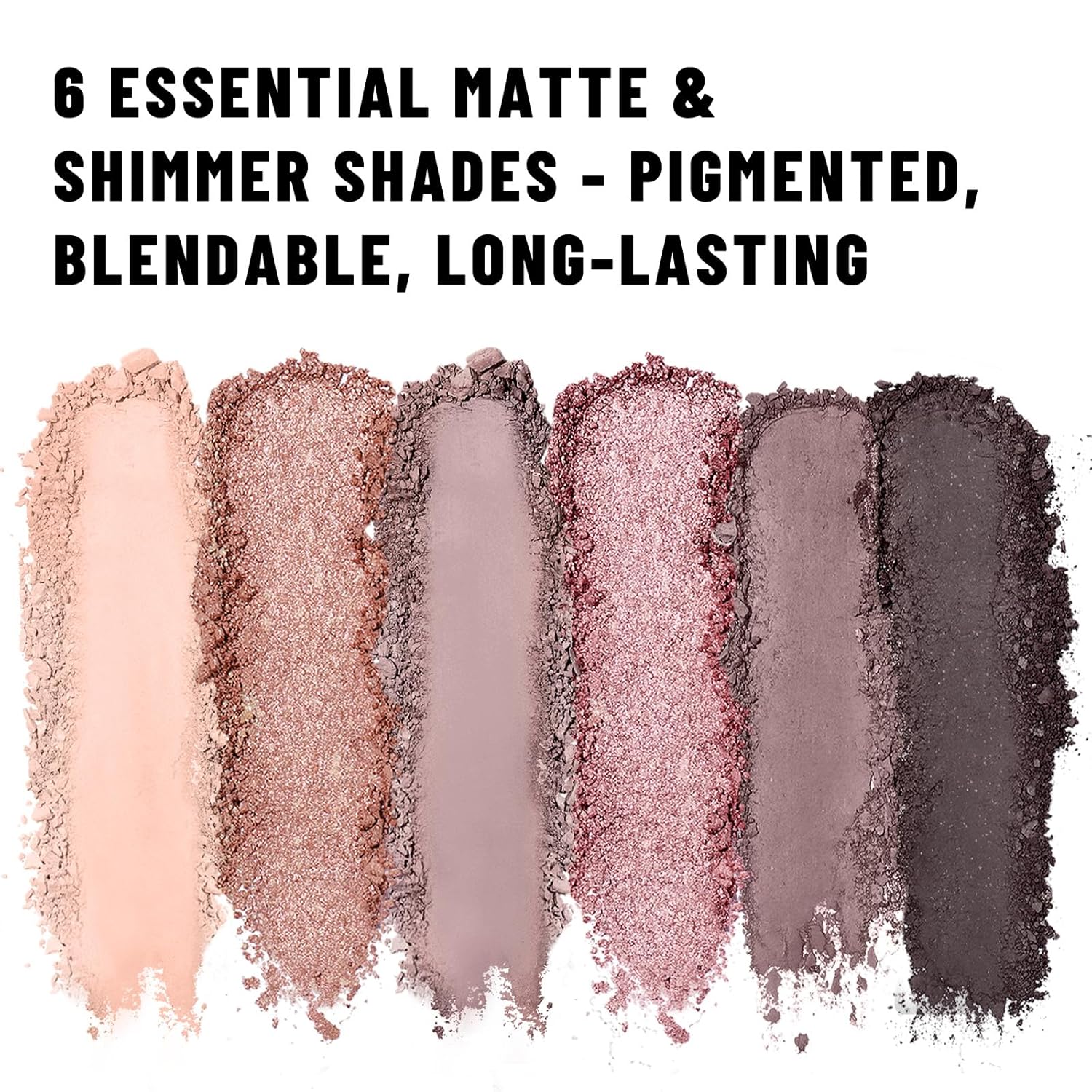 6 Colors Mini Eyeshadow Makeup Palette Rosy Neutral Nude Eye Shadow Shimmer & Matte Make Up Pallet with Mirror Highly Pigmented Long Lasting Waterproof Travel Size Gift Kit 02-Velvo Beauty