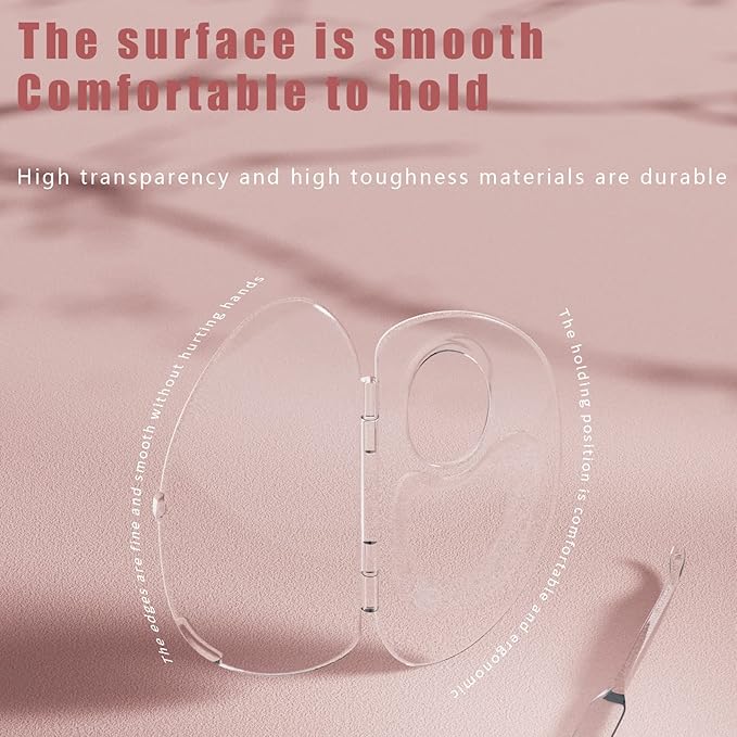 Color Palette can be 180 Degrees fold to Receive Liquid Base Makeup Color Palette Transparent Acrylic Powder Chassis Palette Nail Eyeshadow Eyelash Professional Makeup Color Palette-Velvo Beauty