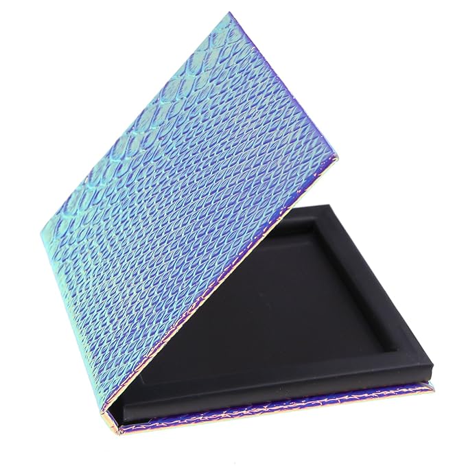 Empty Eyeshadow Makeup Box Magnetic Cosmetics Palette Eye Shadow Fish Scale DIY Storage Tray Small Size-Velvo Beauty