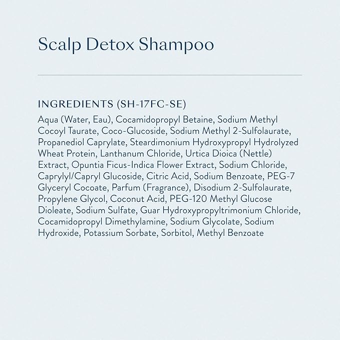 eSalon Scalp Detox Shampoo, Gentle Clarifying with Nettle and Prickly Pear Extract, 10 fl oz-Velvo Beauty