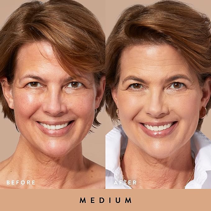 LAURA GELLER NEW YORK Quench-n-Tint Hydrating Foundation - Medium - Sheer to Light Buildable Coverage - Natural Glow Finish - Lightweight Formula with Hyaluronic Acid-Velvo Beauty