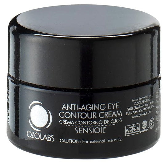 OZOLABS ® | ANTI-AGING EYE CONTOUR CREAM | With the benefits of certified organic ozonated oils | ISO 9001 | 0.5 fl. oz.-Velvo Beauty