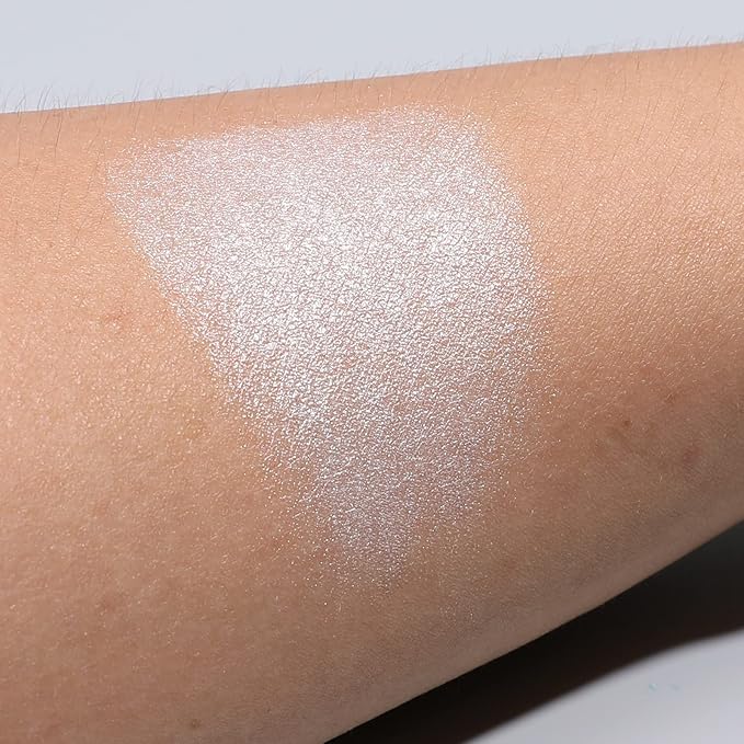ISMINE Single Eyeshadow Powder Palette Shimmer Pearl White, High Pigment, Longwear Single White Eye Makeup for Day & Night (#01)-Velvo Beauty