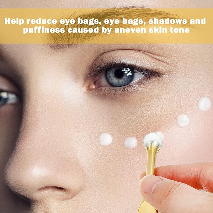 EXCEART 6pcs Metal Makeup Spatula Mini Spoon Eye Cream Massage Sticks Beauty Scoop for Facial Cosmetic Face Cream-Velvo Beauty