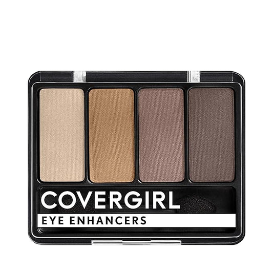 COVERGIRL - Eye Enhancers 4-Kit Eyeshadow, silky, sheer formula, double ended applicator, 100% Cruelty-free-Velvo Beauty