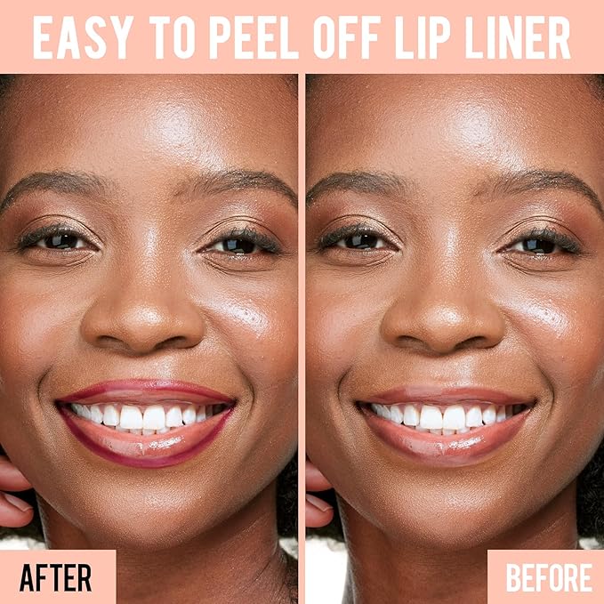 iMethod Lip Stain - Lip Liner Stain, Peel Off Lip Stain with Tweezer, Natural Long Lasting, Waterproof, Easy to Use, Stay On All Day, Cocoa-Velvo Beauty