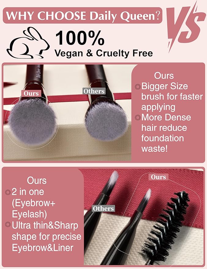 29pcs Black Professional Makeup Brush Set Kabuki Powder Concealers Eye shadows Blush Eyeliner Eyebrow Contour Eye blending Brushes (29pcs brush)-Velvo Beauty
