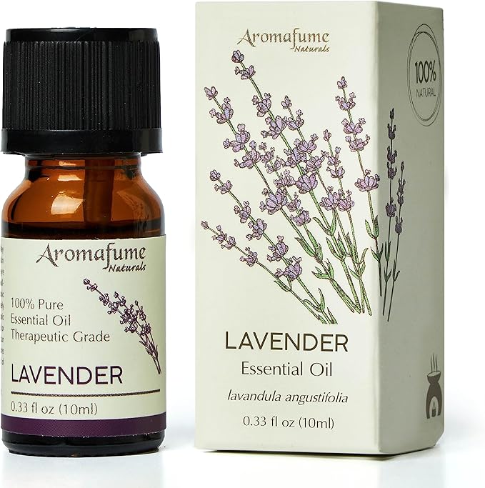 AROMAFUME Lavender Essential Oil - 100% Natural, Therapeutic Grade Essential Oil - Aromatherapy Oil for Diffusers, Gifts for Her - 10ml-Velvo Beauty