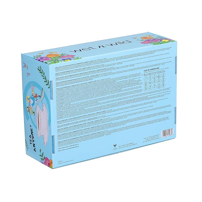 wet n wild Alice in Wonderland PR Box - Makeup Set with Versatile Brushes, Buildable & Blendable Palettes, Vibrant Colors, & Lip Glosses for Unique Looks, Cruelty-Free & Vegan-Velvo Beauty