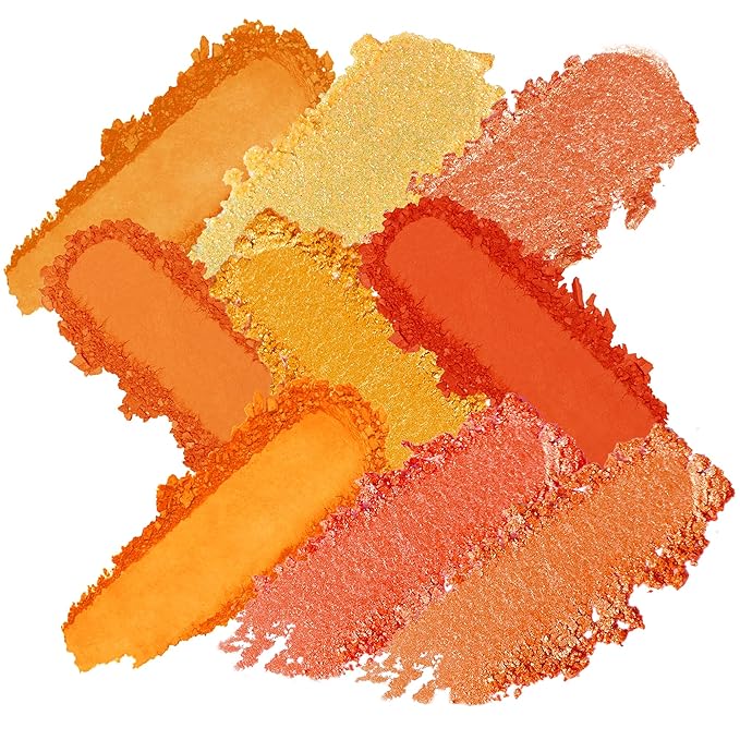 Kimchi Chic Beauty Citrus Queen - 9 Shades in 1 Makeup Palette - 01 ORANGE-Velvo Beauty
