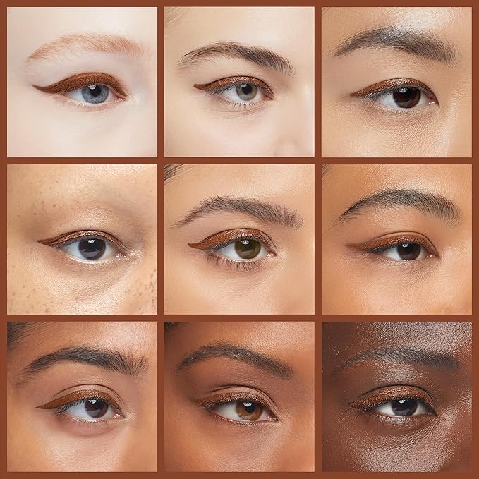 LAURA GELLER NEW YORK Kajal Longwear Kohl Eyeliner Pencil - Khaki Kohl - Caffeine and Vitamin E - Smooth & Blendable Liner - Built-In Sharpener-Velvo Beauty
