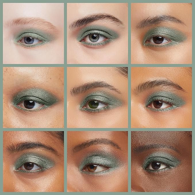 Revlon Colorstay Creme Eye Shadow, Longwear Blendable Matte or Shimmer Eye Makeup with Applicator Brush in Dark Green, Emerald (835)-Velvo Beauty