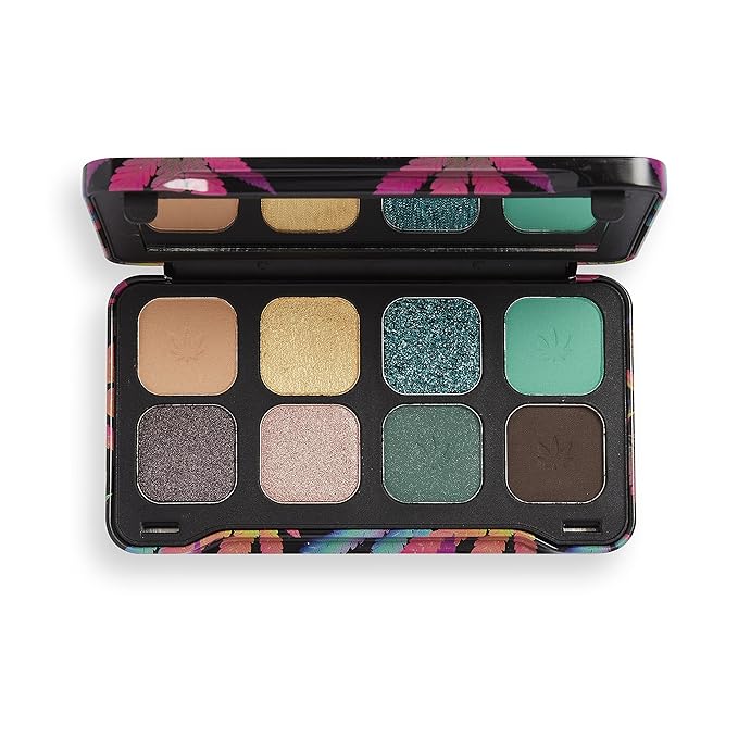 Makeup Revolution, Forever Flawless Dynamic, Eyeshadow Palette, Chilled, 8 Shades, 8g-Velvo Beauty