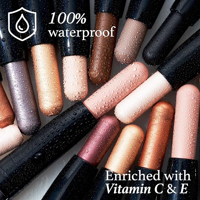 Julep Eyeshadow 101 Cream to Powder Waterproof Eyeshadow Stick, Tiger's Eye Shimmer-Velvo Beauty