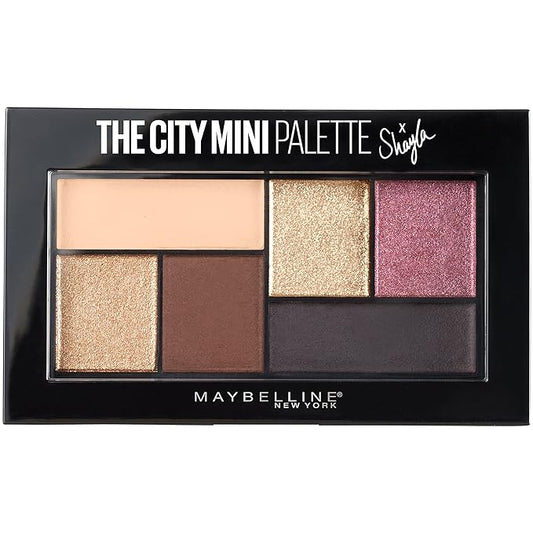 Maybelline New York Makeup The City Mini Eyeshadow Palette X Shayla, Shayla Eyeshadow Palette, 0.14 oz,1 Count (Pack of 1),SG_B073P5JYCD_US-Velvo Beauty