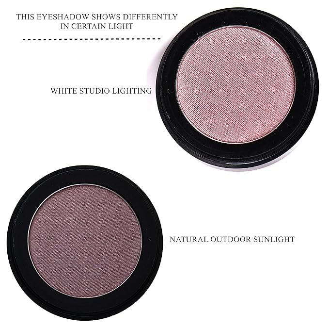 Magnificent Mauve Dusty Shimmering Satin Velvet Pink Rose Purple Lavender Shimmer Pressed Powder Single Vegan Eyeshadow; Talc, Paraben & Cruelty Free-Velvo Beauty