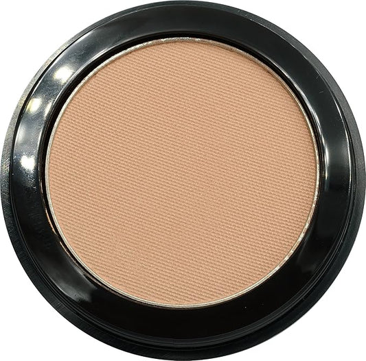 Amaretto Matte Light Brown Beige Peach Pressed Powder Single Vegan Eyeshadow; Talc, Paraben & Cruelty Free-Velvo Beauty