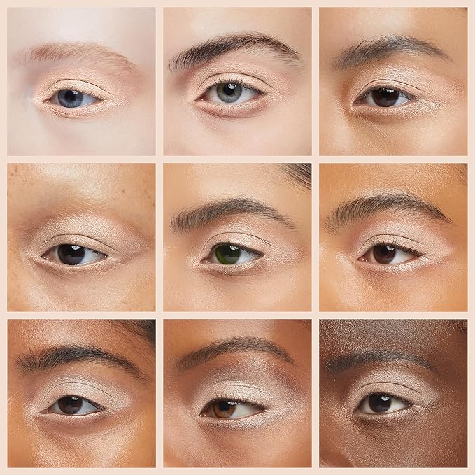 Oulac Light Golden Cream Eyeshadow also for Highlighter Large Capacity Highly Pigmented Eye Shadow Waterproof &Long Lasting with Moisturizing Formula P05-Velvo Beauty