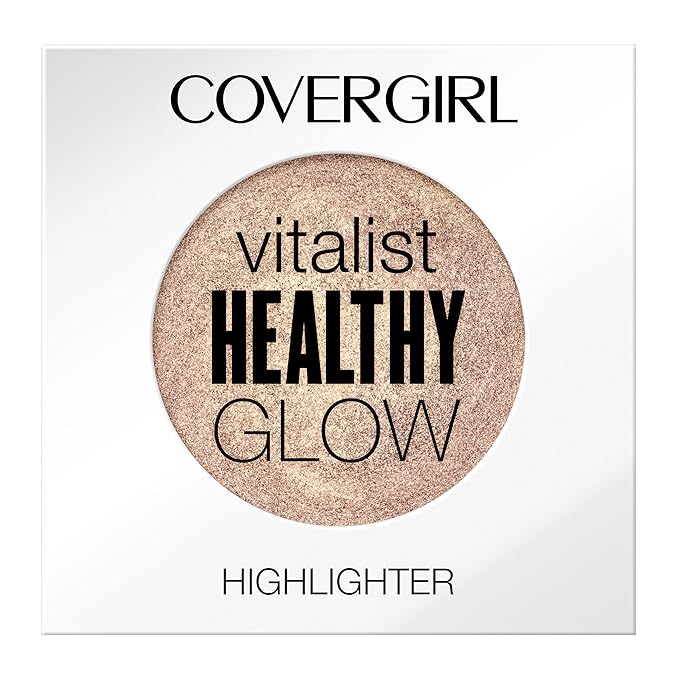 COVERGIRL Vitalist Healthy Glow Highlighter, Sundown, 0.11 Pound (packaging may vary)-Velvo Beauty