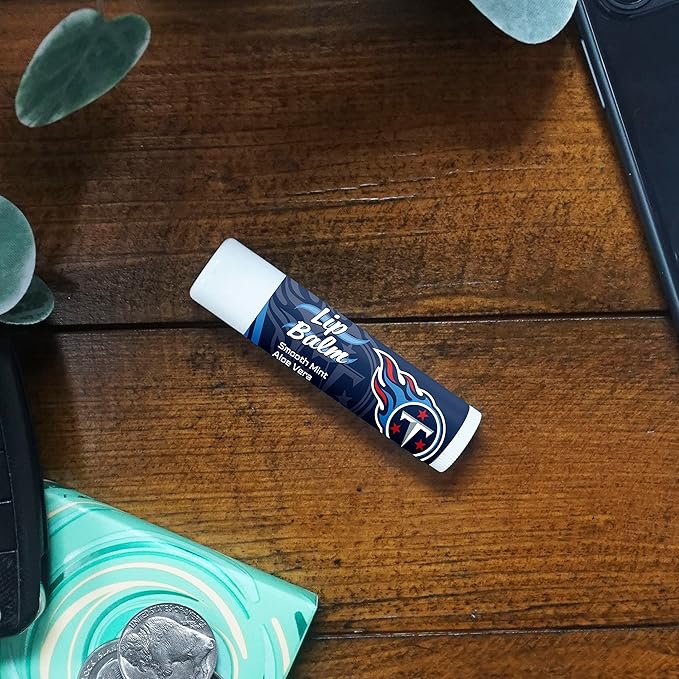 FANMATS 34753 Tennessee Titans Smooth Mint SPF 15 Lip Balm-Velvo Beauty