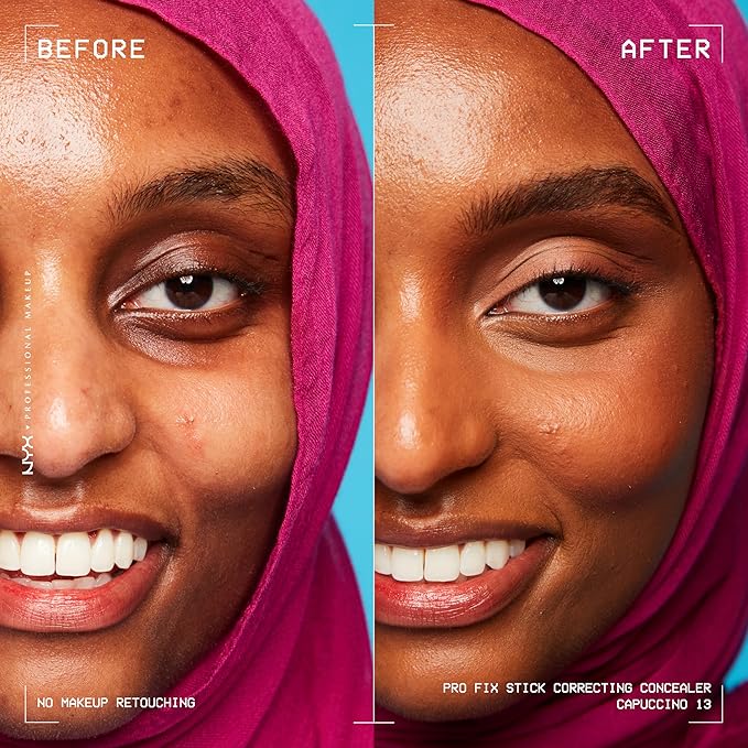 NYX PROFESSIONAL MAKEUP Pro Fix Stick Correcting Concealer, Buildable Medium Coverage Concealer Stick - Capuccino-Velvo Beauty