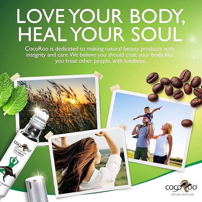 Caffeinated Eye Serum, Nutrient-Dense, 100% Pure, Natural & Vegan (Peppermint)-Velvo Beauty