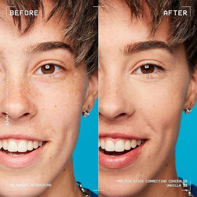 NYX PROFESSIONAL MAKEUP Pro Fix Stick Correcting Concealer, Buildable Medium Coverage Concealer Stick - Vanilla-Velvo Beauty