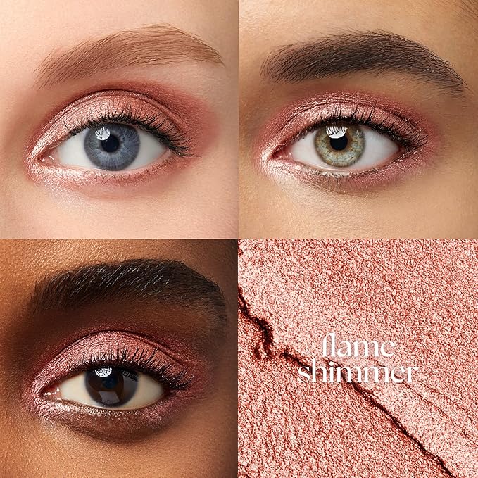 Julep Eyeshadow 101 Cream-to-Powder Waterproof Shadow Stick – Flame Shimmer – Long-Lasting, Crease-Proof, Warm Orange Toned Shimmer Cream Eyeshadow with Built-in Smudger-Velvo Beauty