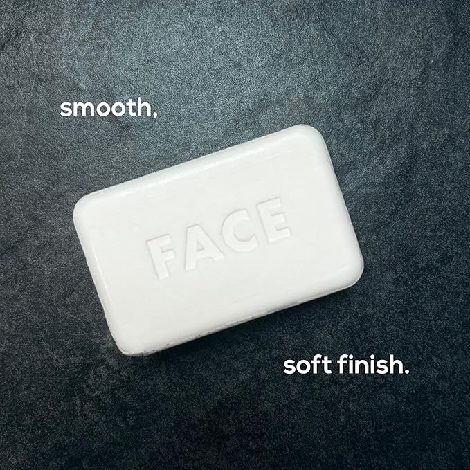 MARLOWE. No. 069 Butt Face Mens Soap, 7 Oz, Double Sided Moisturizing & Body Exfoliator Bar Soap with Pumice & Apricot Seed Powder, Crisp Sea Air, Fresh Sage + Cedarwood Scent-Velvo Beauty
