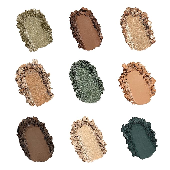 Sigma Beauty On-the-Go Eyeshadow Palette - Ivy - 9 Bold Eyeshadow Shades in Matte, Shimmer and Metalic Finishes - Highly Pigmented Vegan Eye Makeup Palette - Clean Beauty Products-Velvo Beauty